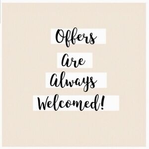 ⭐️ Offers Are ALWAYS Welcomed! ⭐️